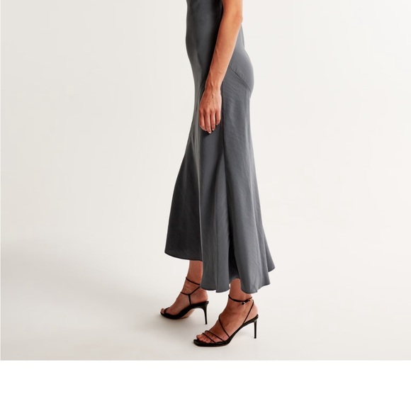 NWT Abercrombie High Neck Maxi dress - Picture 8 of 8